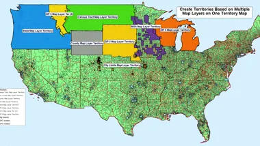 Add a variety of layers and data to map