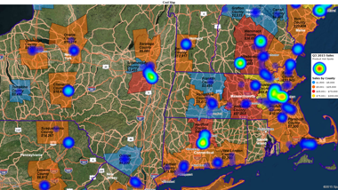 Select one of many carefully designed base maps