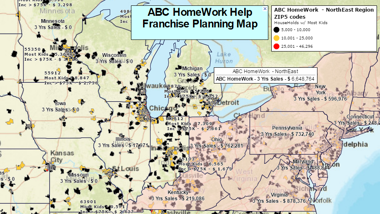 Franchise Planning Map
