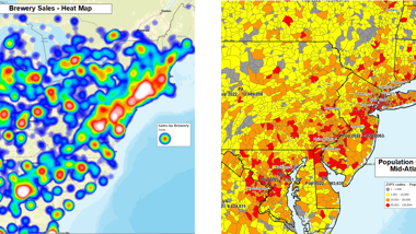 Create powerful reports and presentations with maps