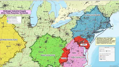 Create Sales, Service, or Franchise Territories