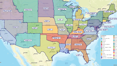 Print large format map views