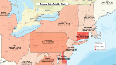 Present Territories and Trade Areas with Clarity