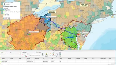 Share interactive business maps